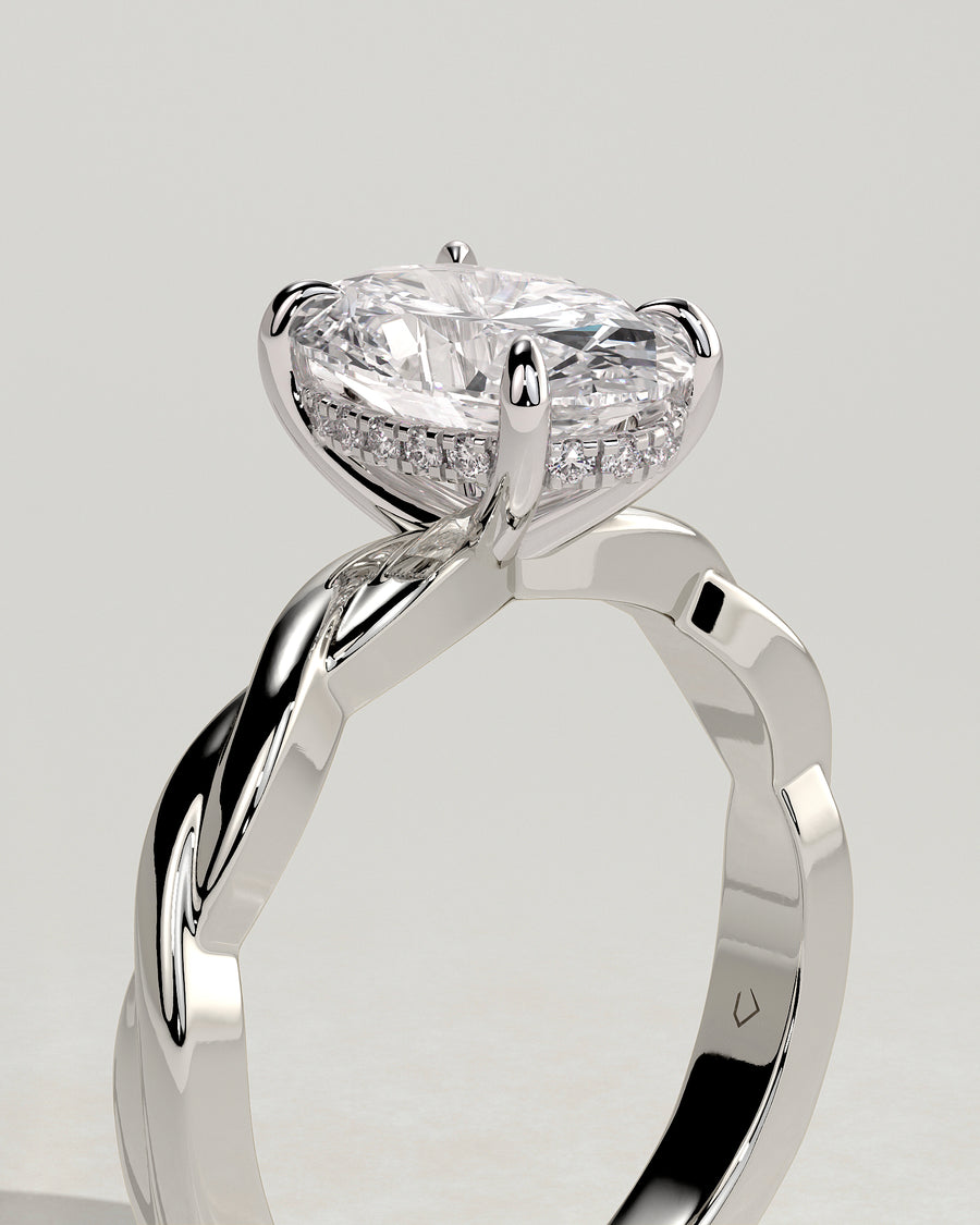 Trinity 18k White Gold 010