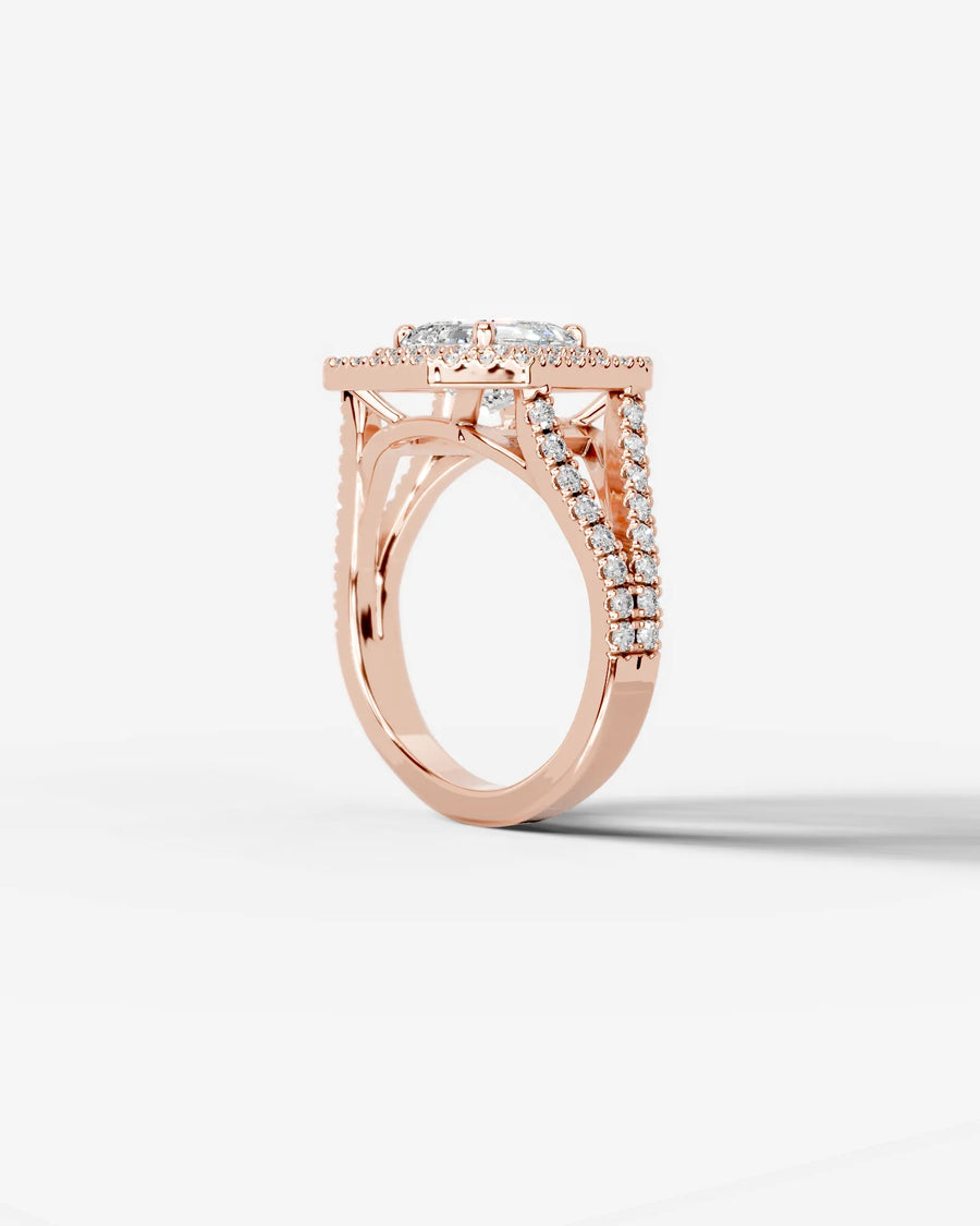 Naomi (Asscher) 14k Rose Gold 002