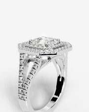 Naomi (Asscher) 18k White Gold 003