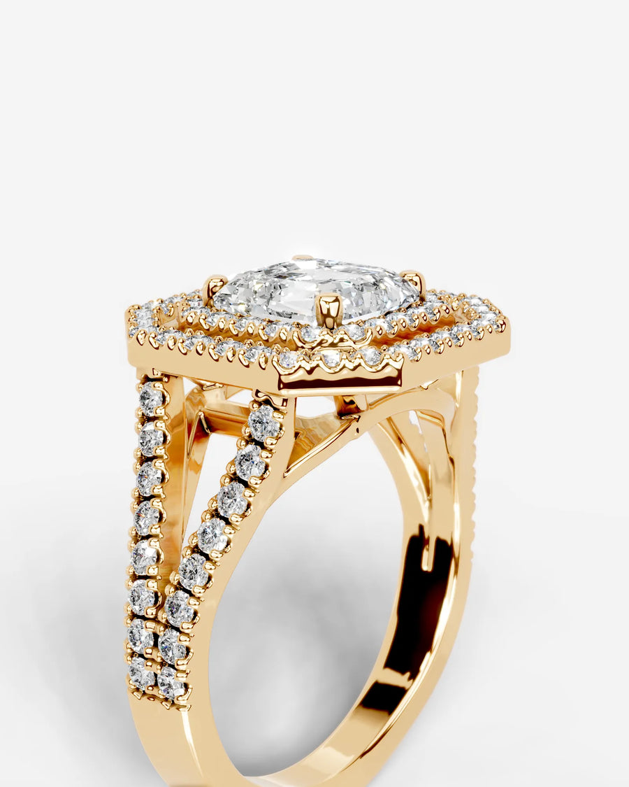 Naomi (Asscher) 18k Yellow Gold 003