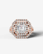 Naomi (Asscher) 14k Rose Gold 001