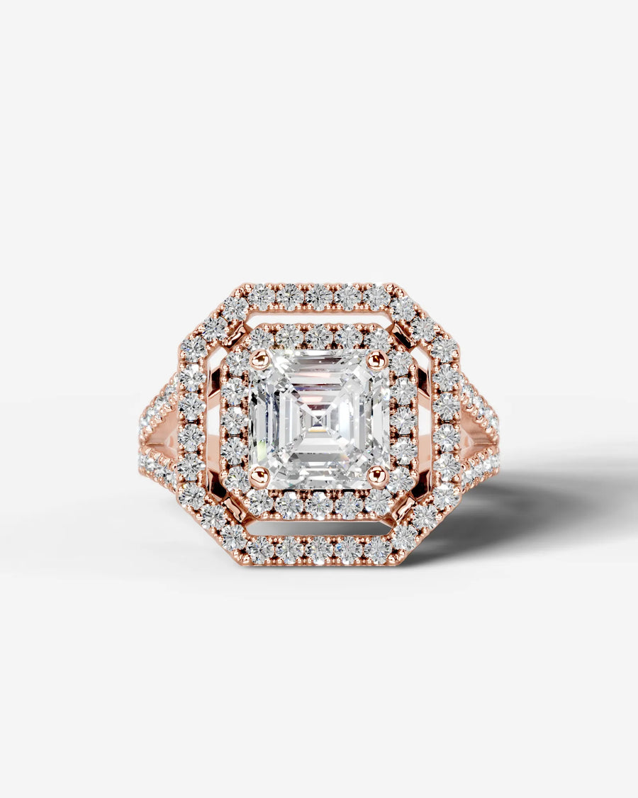 Naomi (Asscher) 14k Rose Gold 001