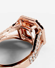 Naomi (Asscher) 14k Rose Gold 005