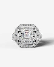 Naomi (Asscher) 18k White Gold 001