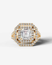 Naomi (Asscher) 18k Yellow Gold 001