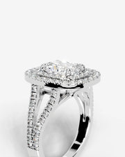 Naomi (Elongated Cushion) 18k White Gold 004