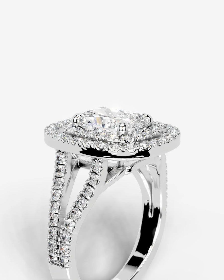 Naomi (Elongated Cushion) 18k White Gold 004