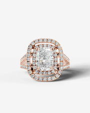 Naomi (Elongated Cushion) 14k Rose Gold 001