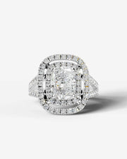 Naomi (Elongated Cushion) 18k White Gold 001