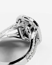 Naomi (Elongated Cushion) 14k White Gold 005