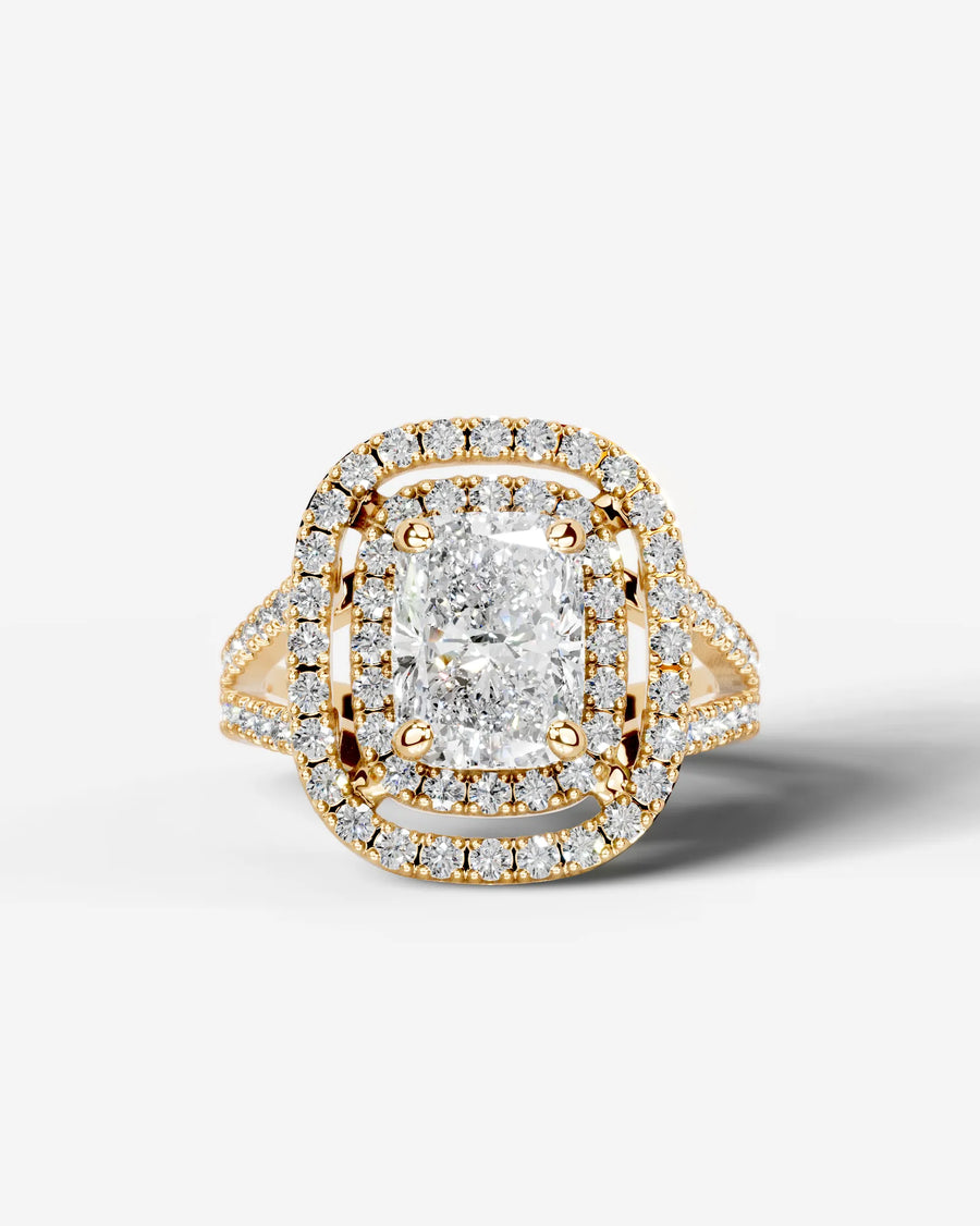 Naomi (Elongated Cushion) 14k Yellow Gold 001