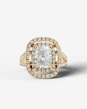 Naomi (Elongated Cushion) 18k Yellow Gold 001