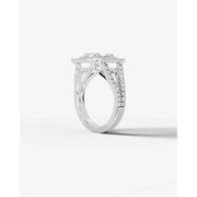 Naomi (Elongated Radiant) 18k White Gold 002