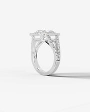 Naomi (Elongated Radiant) Platinum 002