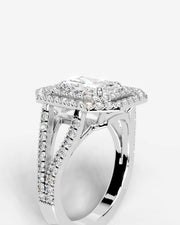 Naomi (Elongated Radiant) 14k White Gold 003