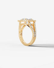 Naomi (Elongated Radiant) 18k Yellow Gold 002