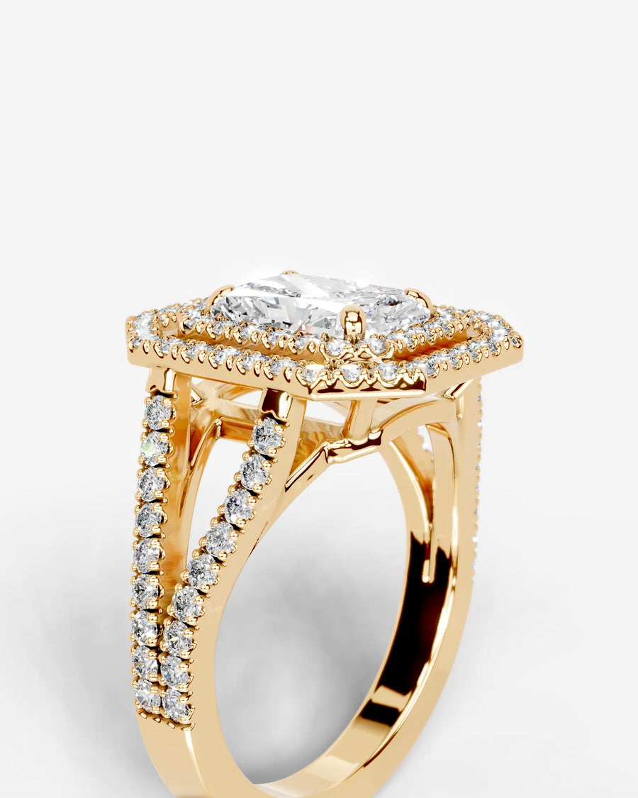 Naomi (Elongated Radiant) 18k Yellow Gold 003