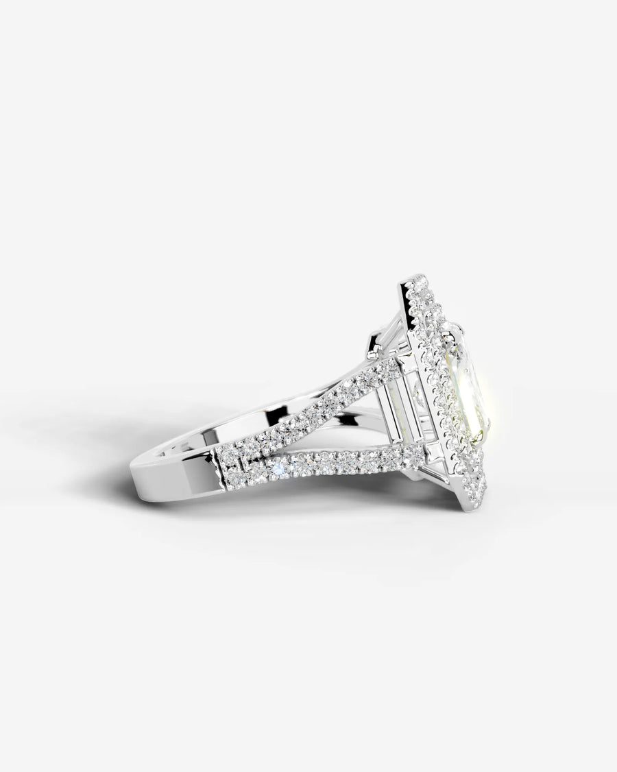 Naomi (Elongated Radiant) Platinum 006