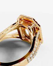 Naomi (Elongated Radiant) 14k Yellow Gold 005