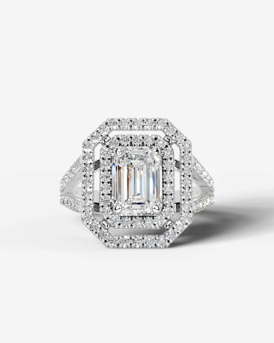 Naomi (Emerald) 18k White Gold 001