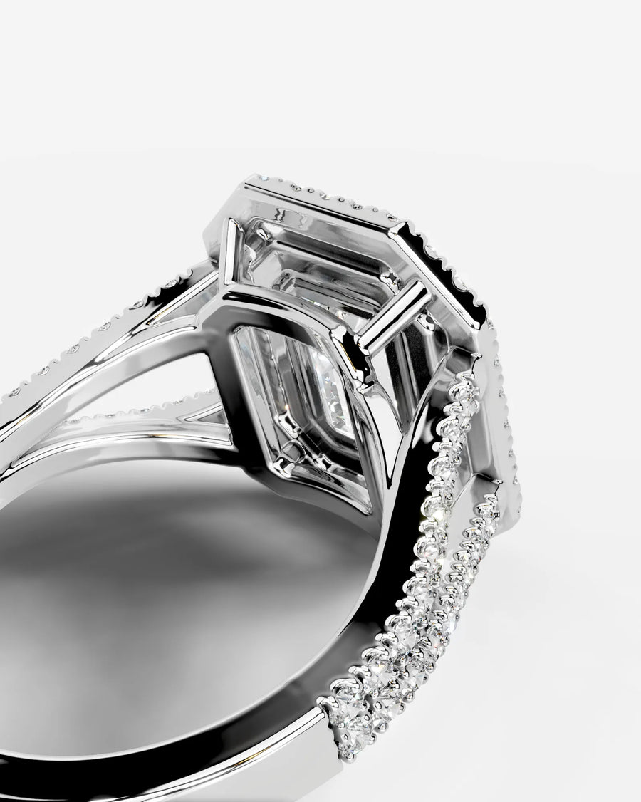Naomi (Emerald) 18k White Gold 005