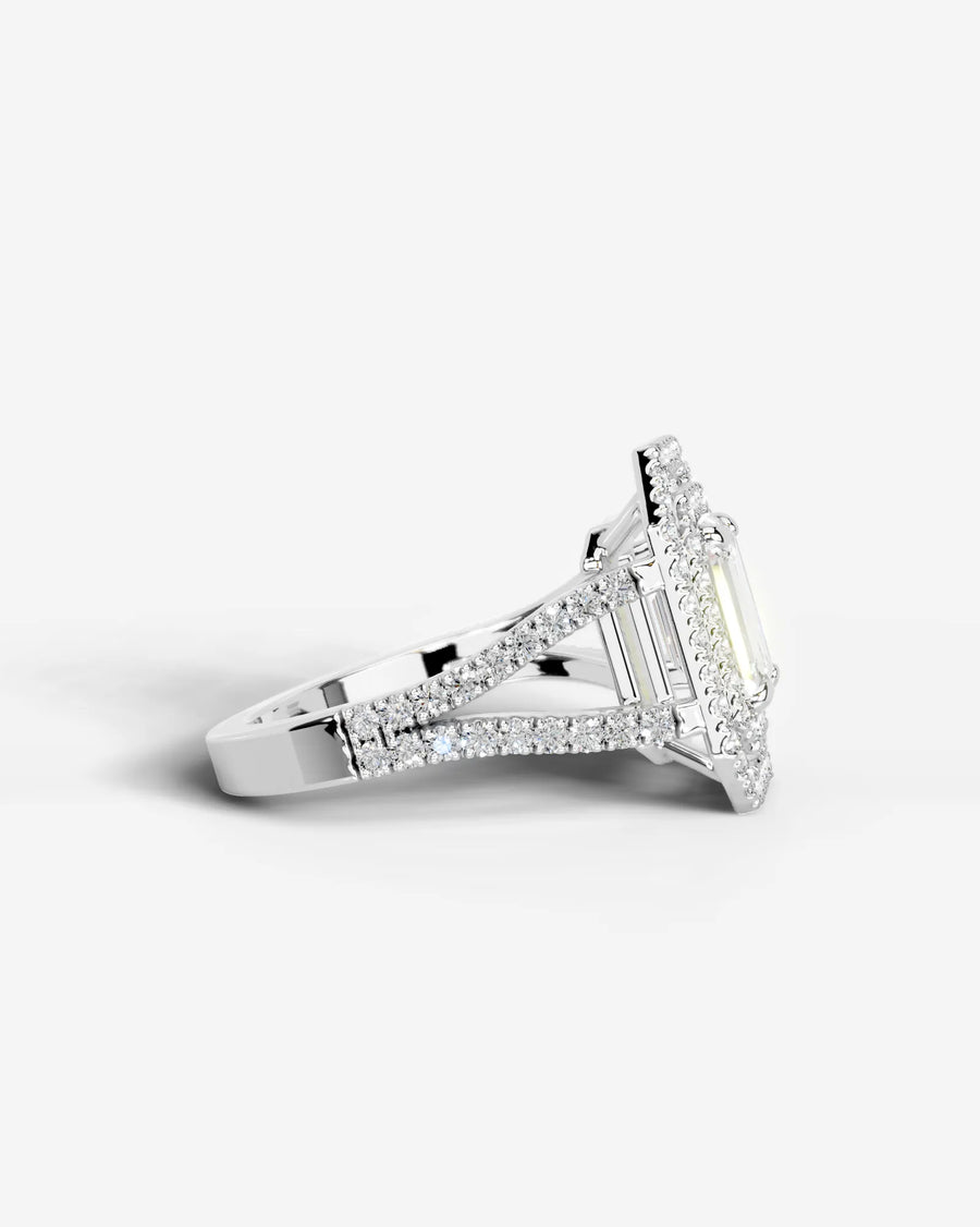 Naomi (Emerald) 14k White Gold 006