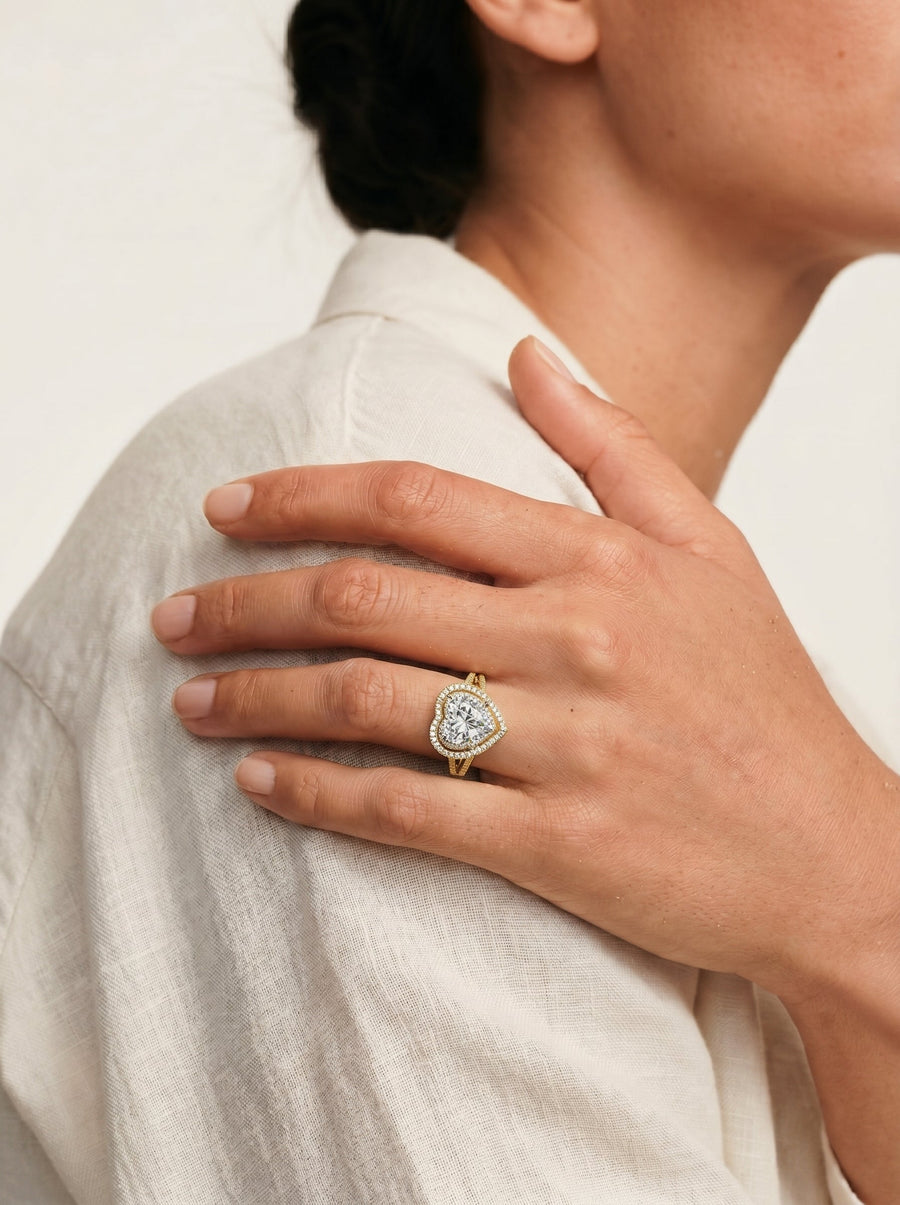 Naomi (Heart) 18k Yellow Gold 004