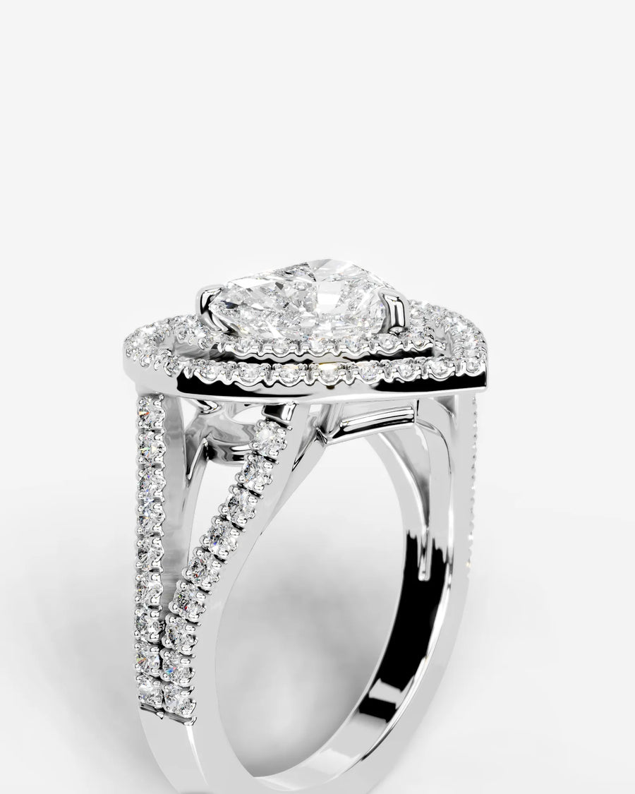 Naomi (Heart) 18k White Gold 003