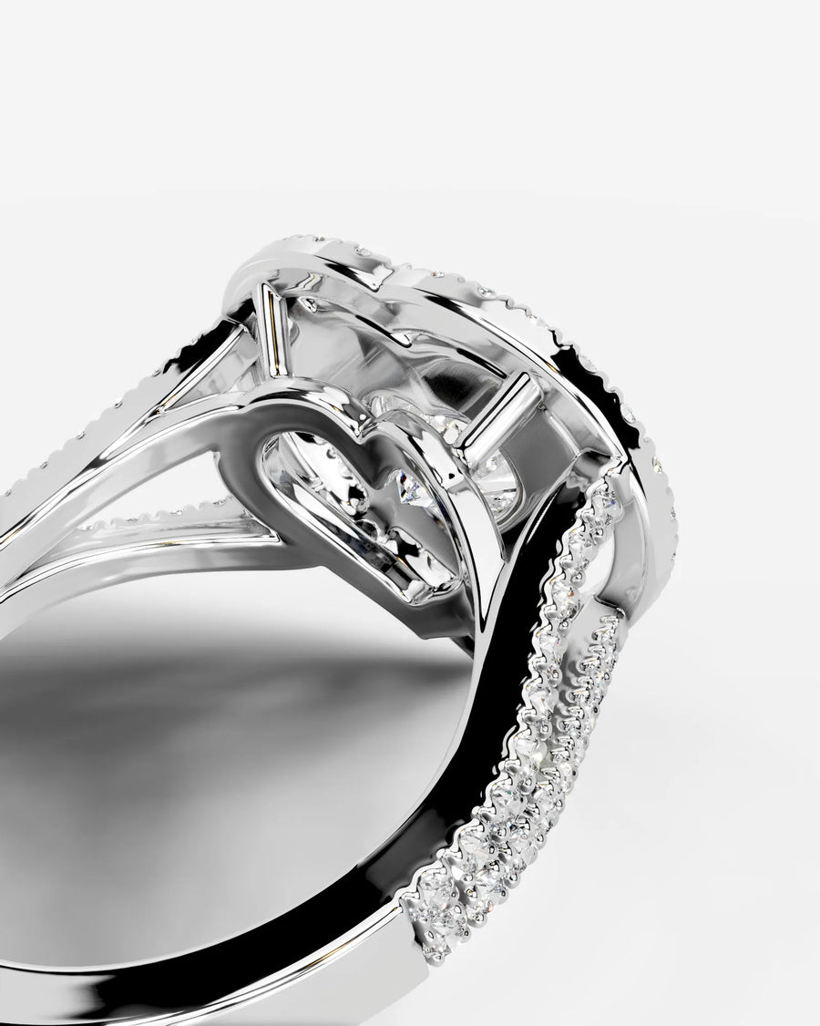 Naomi (Heart) 14k White Gold 005