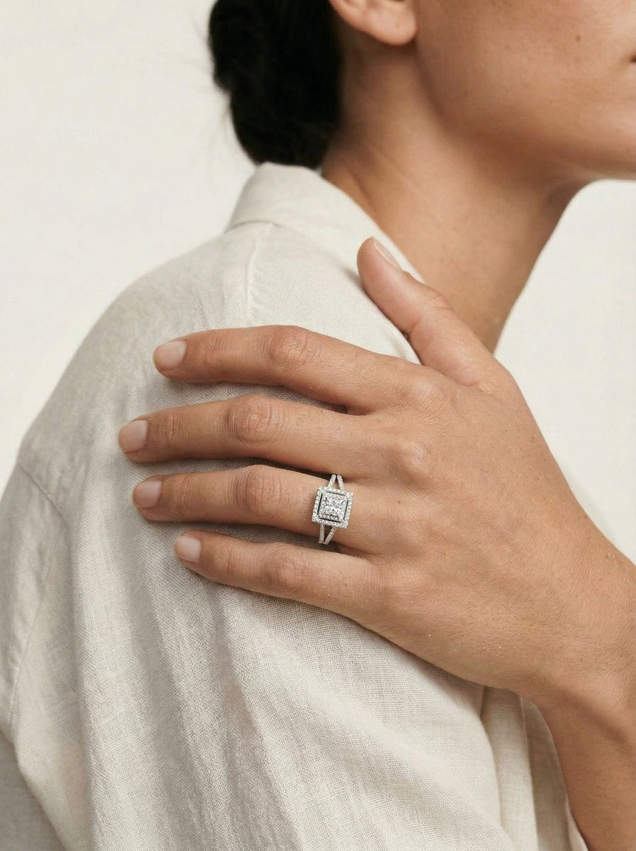 Naomi (Princess) 14k White Gold 004