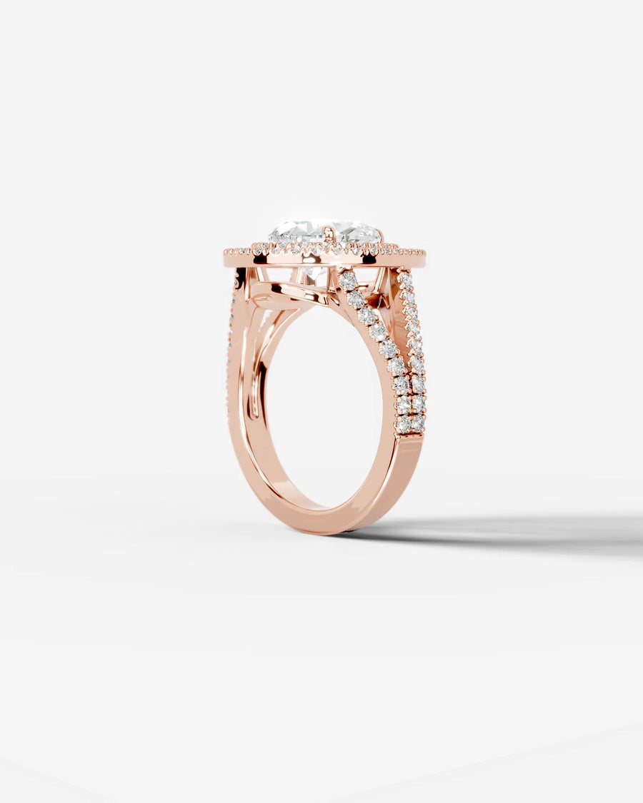 Naomi (Pear) 14k Rose Gold 002