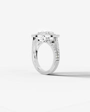 Naomi (Pear) 18k White Gold 002