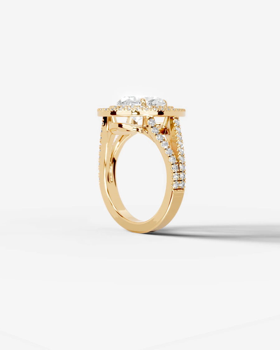 Naomi (Pear) 14k Yellow Gold 002