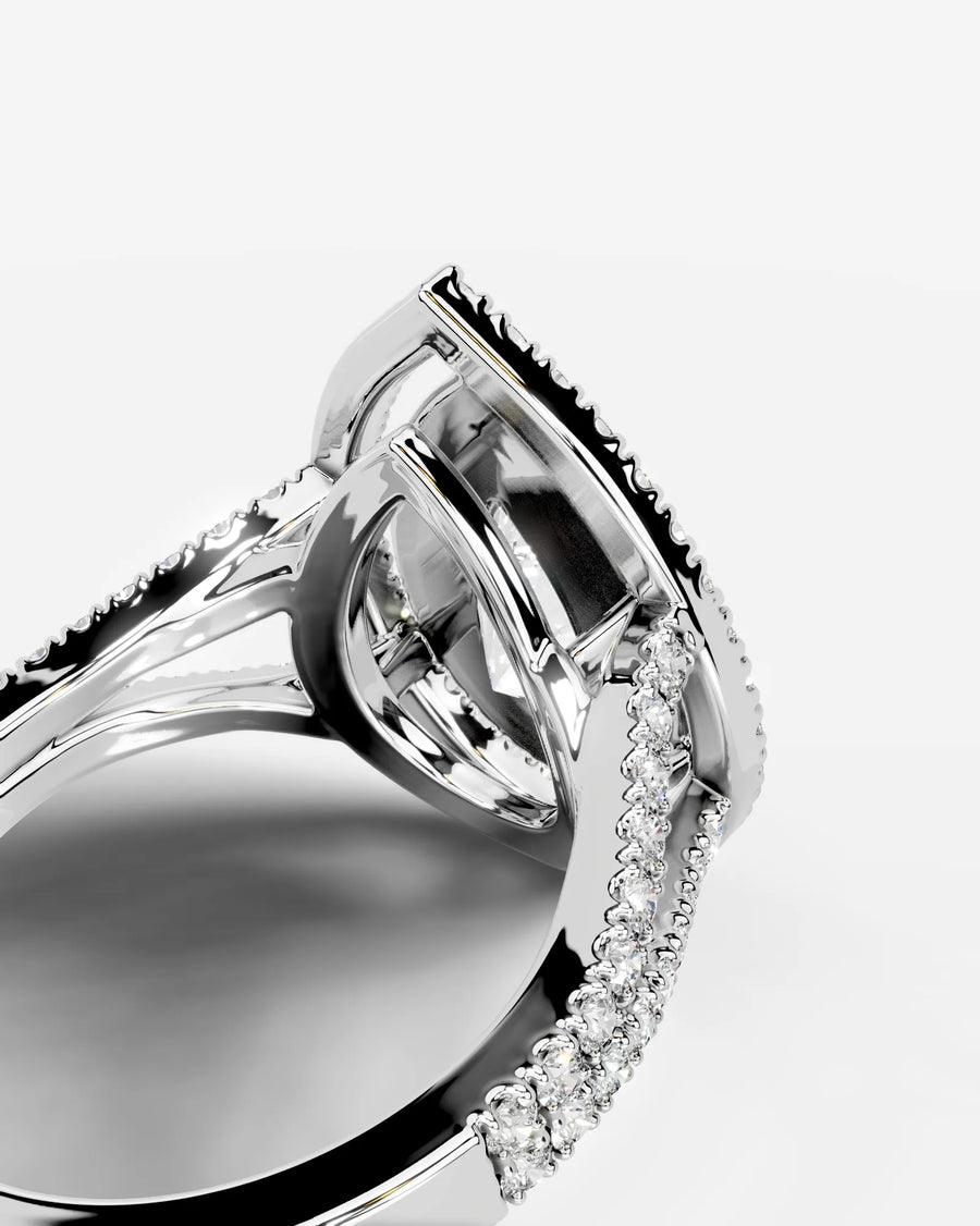 Naomi (Pear) 18k White Gold 005