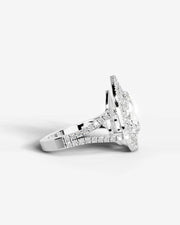 Naomi (Pear) 14k White Gold 006
