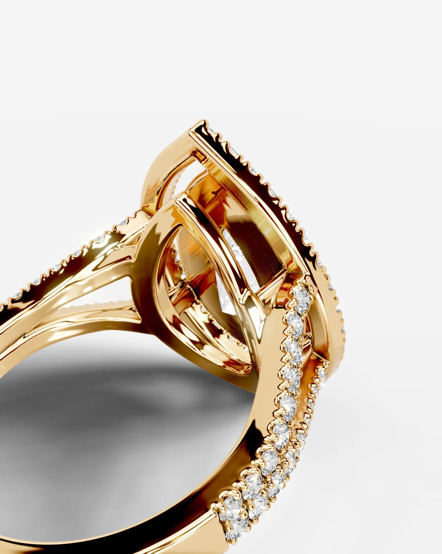 Naomi (Pear) 14k Yellow Gold 005