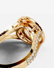 Naomi (Round) 14k Yellow Gold 005