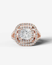 Naomi (Cushion) 14k Rose Gold 001