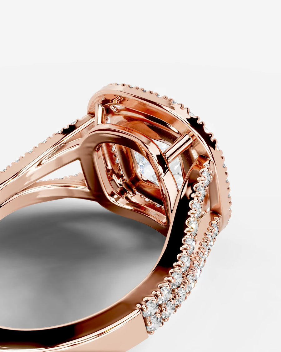 Naomi (Cushion) 14k Rose Gold 005