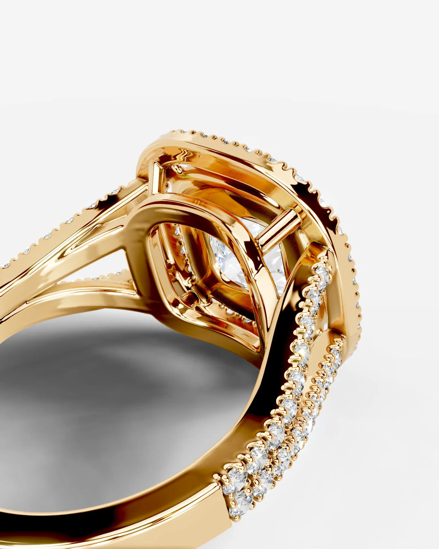 Naomi (Cushion) 18k Yellow Gold 005