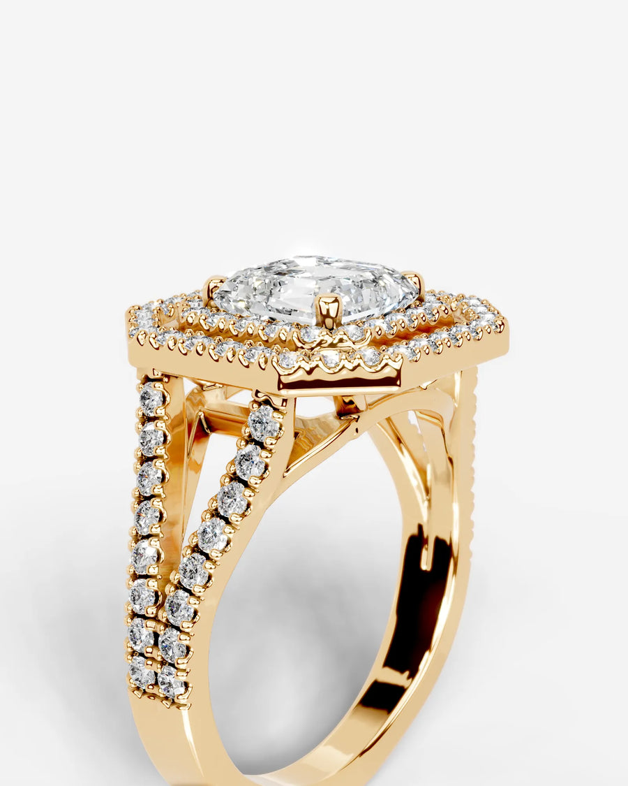 Naomi (Radiant) 14k Yellow Gold 003