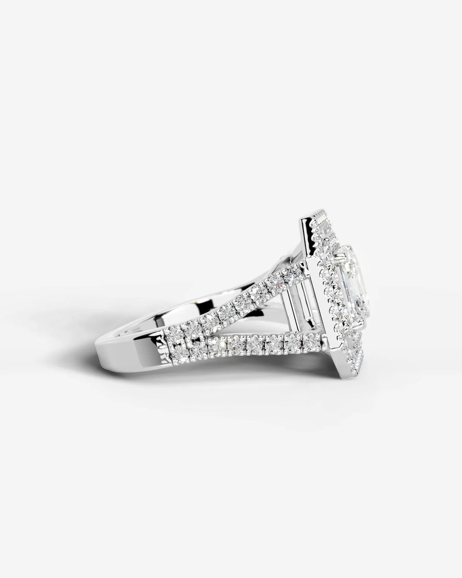 Naomi (Radiant) 14k White Gold 006