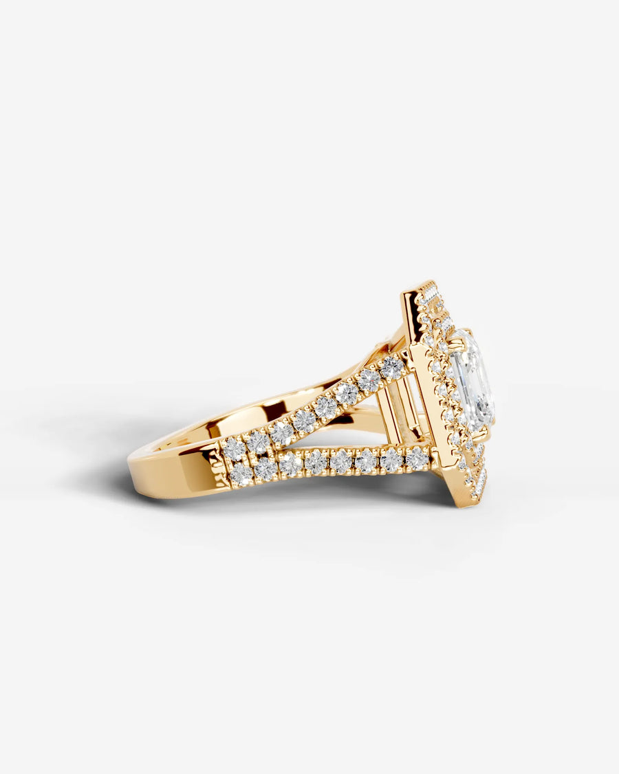 Naomi (Radiant) 14k Yellow Gold 006