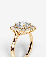 Myaree (Asscher) 14k Yellow Gold 005