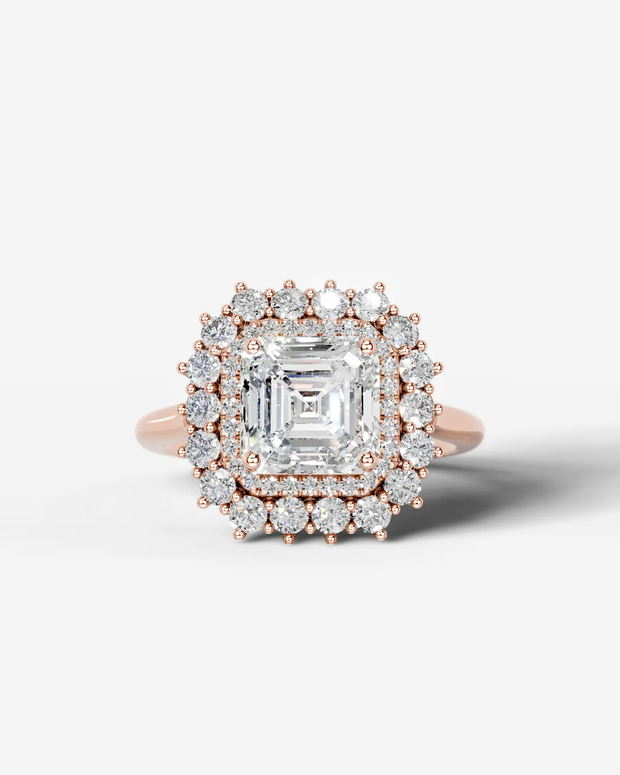 Myaree (Asscher) 14k Rose Gold 001