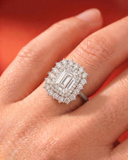 Myaree (Emerald) 14k White Gold 006