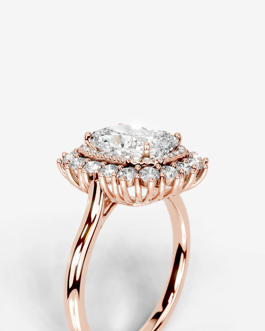 Myaree (Elongated Cushion) 14k Rose Gold 005