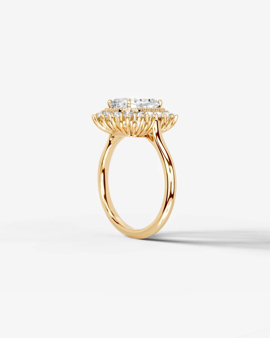 Myaree (Elongated Cushion) 14k Yellow Gold 004