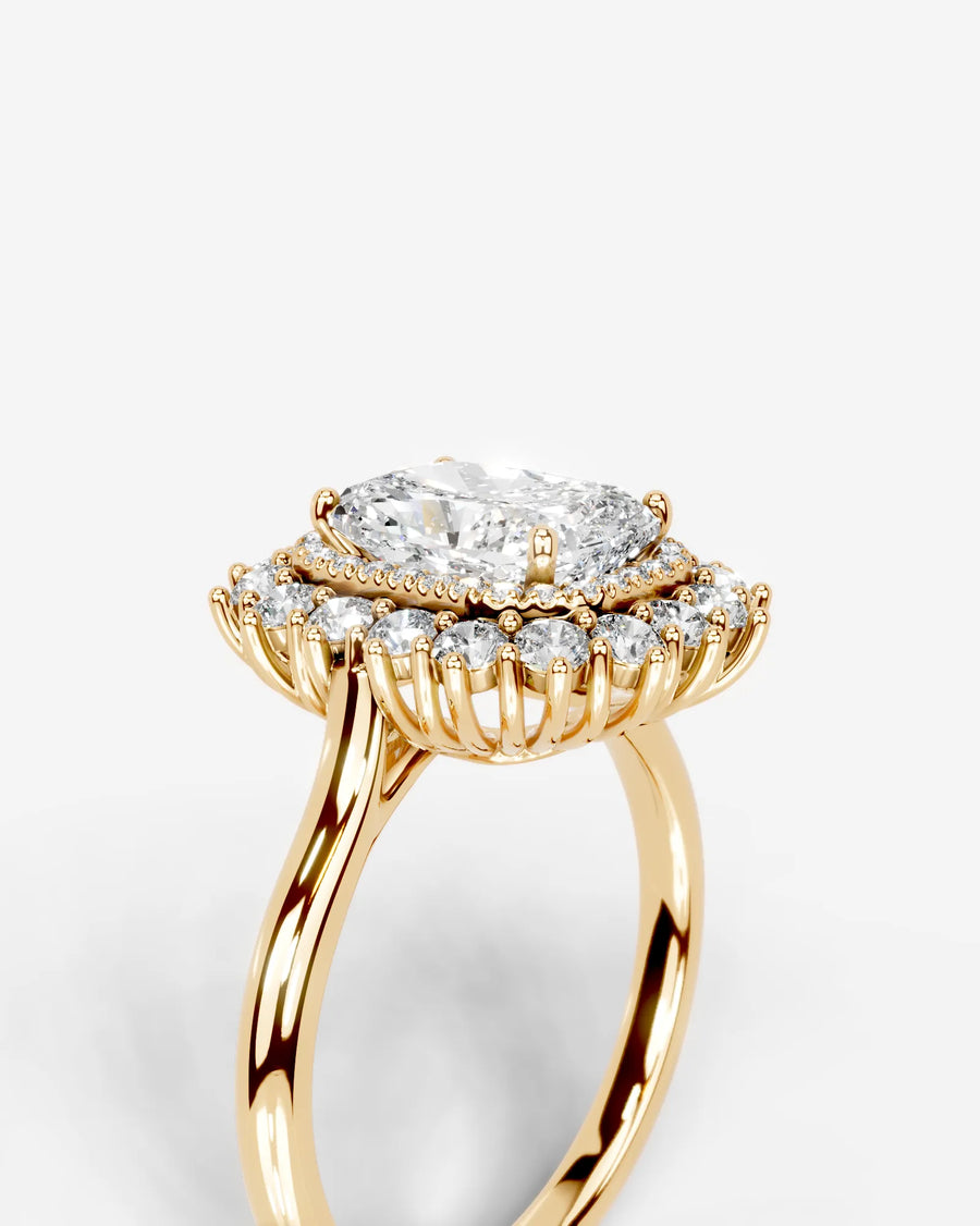 Myaree (Elongated Cushion) 14k Yellow Gold 005