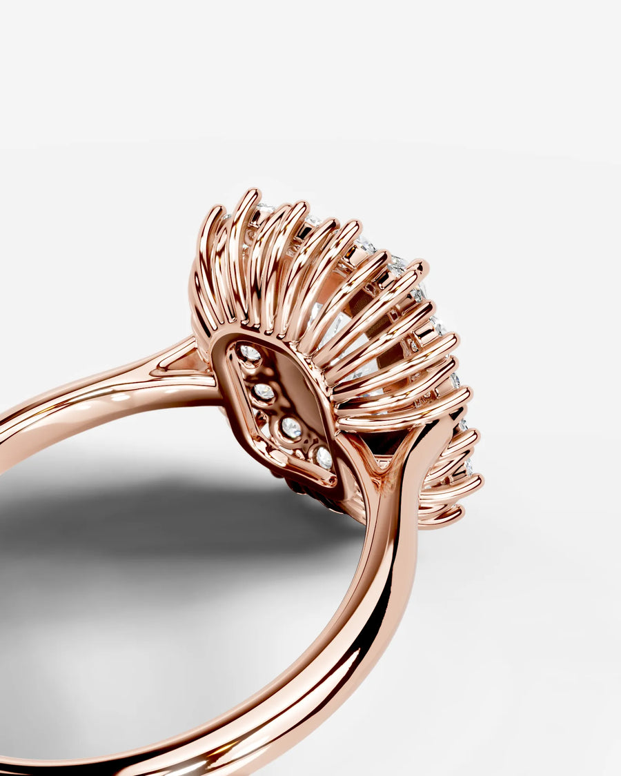 Myaree (Elongated Cushion) 14k Rose Gold 002